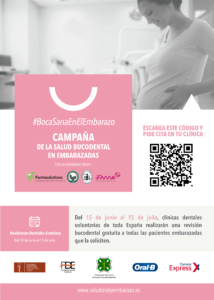 Busca las clínicas participantes en www.saludoralyembarazo.es. 